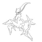 coloriage pokemeon arceus